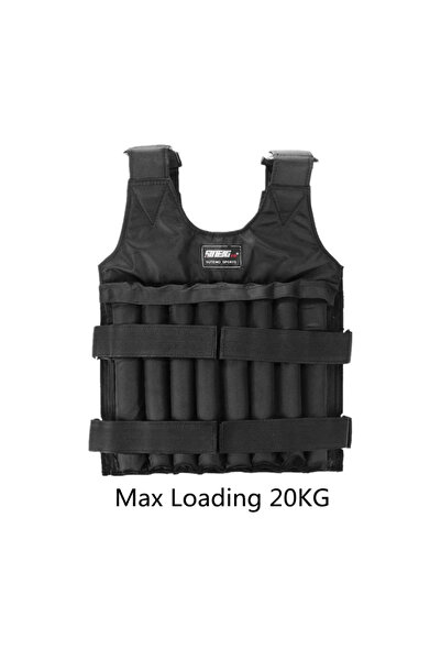 Choice سترة أثقال سوداء - 20 كجم (20/50 كجم) - خيار سترة أثقال قابلة للتعديل