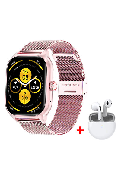 Choice أضف ساعة LEMFO LT10 الذكية لعام 2024، إصدار Pro6 باللون الأبيض، تعمل بنظام أندرويد، هدية، مزودة بخاصية الاتصال عبر البلوتوث، شاشة لمس.