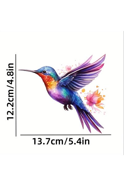 Choice ملصقات طائر الطنان المتينة للدراجات النارية والسيارات، مقاس 13.7 × 12....