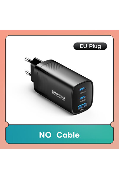 Choice شاحن USB من النوع C بقوة 65 واط بتقنية GaN ومقبس أوروبي، يدعم تقنية ال...