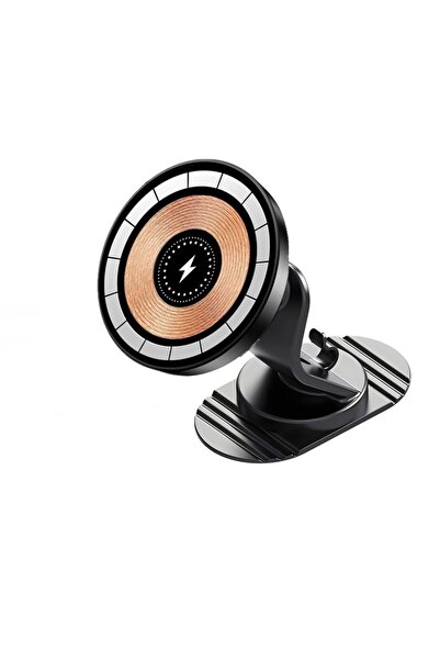 Choice شاحن سيارة لاسلكي مغناطيسي 15 وات من تشارجر إديشن، حامل معدني قابل للت...