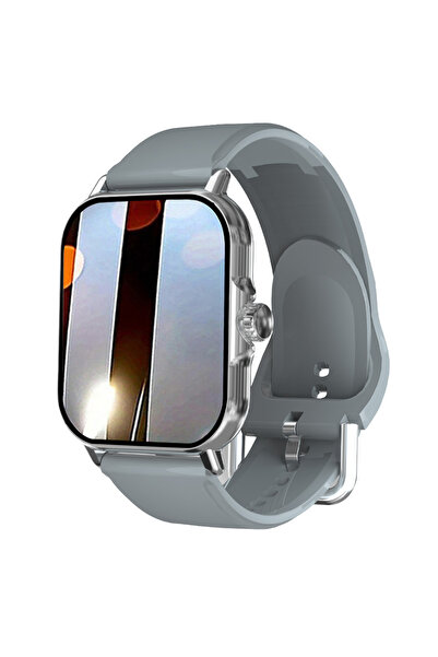 Choice ساعة LAXASFIT 2024 الذكية الجديدة باللون الفضي، هدية مثالية للرجال والنساء، شاشة لمس كاملة، ساعات رياضية للياقة البدنية بتقنية بلوتوث