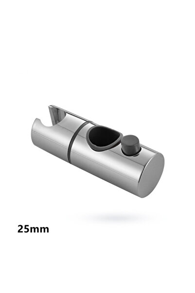 Choice silver 25mm Universal Shower Head Holder Adjustable 18~25mm ABS Chrome...