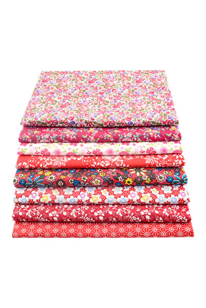 Choice قماش قطني مطبوع متعدد الألوان مربع الشكل من تيراميلا، مقاس 20 سم × 25 ...