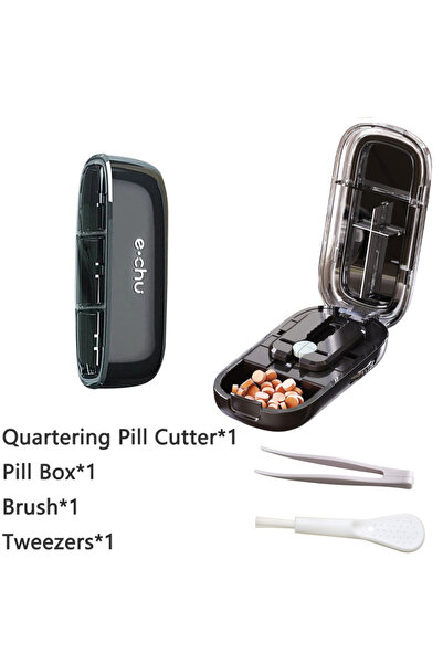 Choice1 مجموعة كاملة من 4 قطع أقراص، أفضل قاطع أقراص مع موزع للأقراص الصغيرة ...