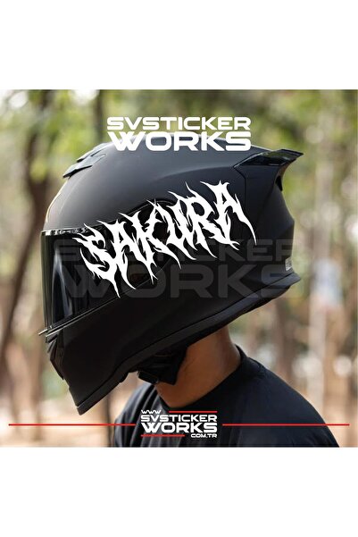 ARONA Sakura helmet decal - universal fit, single-sided, 1 piece