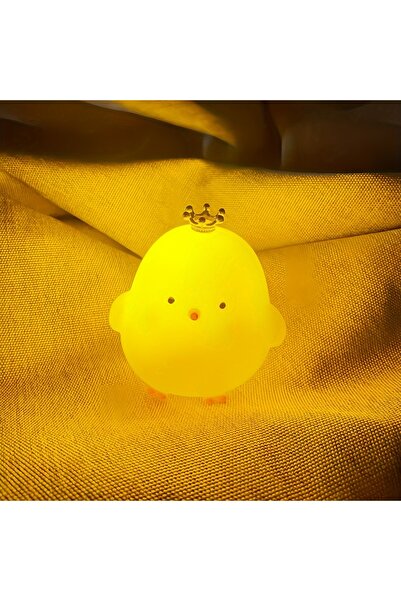 Choice مصباح ليلي أصفر على شكل كتكوت، ديكور غرفة نوم، مصباح ليلي لطيف على شكل...