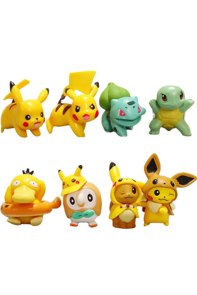Choice مجموعة بوكيمون بيكاتشو مكونة من 8 قطع، تتضمن مجسمات بوكيمون، وألعابًا ...