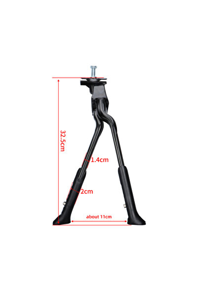 Choice Double Kickstand LP Litepro Double Bracket Bicycle Kickstand Adjustabl...