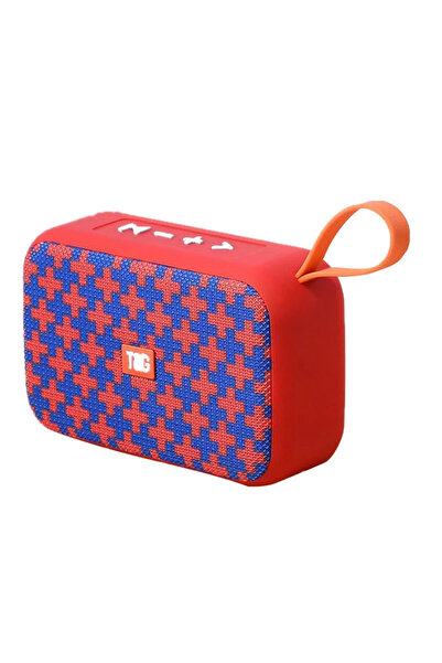 Choice مكبرات صوت TG506 زرقاء وحمراء، صغيرة الحجم، محمولة، متوافقة مع تقنية البلوتوث، مكبر صوت لاسلكي، مكبر صوت خارجي عالي الدقة
