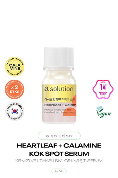 a solution Akne Karşıtı Kok Spot Serum Heartleaf + Calamine Kok Spot Serum