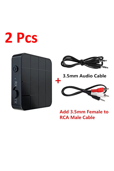 Vikefon color2 2PCS KN319 Bluetooth Transmitter Receiver 2 in 1 Stereo Audio Receiver Converter Wire