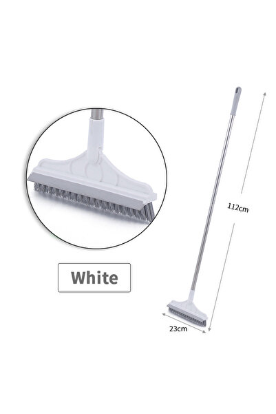 Choice grey -white Floor Scrub Brush 2 In 1 Cleaning Brush Long Handle Remova...