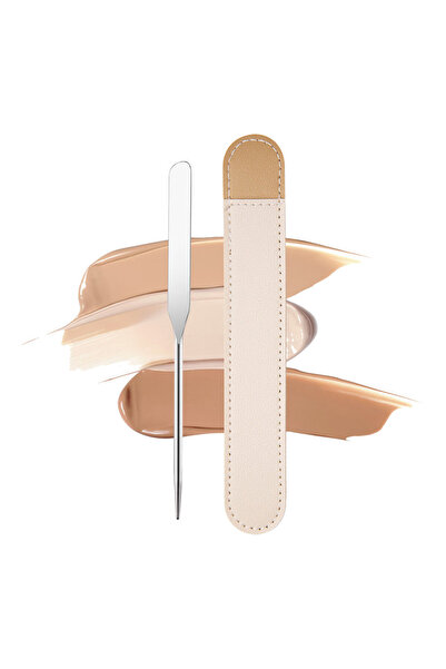 Choice1 A5 with Leather case Stainless Steel Foundation Makeup Spatula Cream ...
