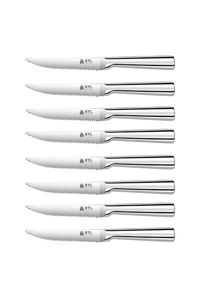 Choice 8pcs Steak Knife Cutlery Set - Knife, Fork and Spoon Set - Home Stainless Steel serrated steak c...