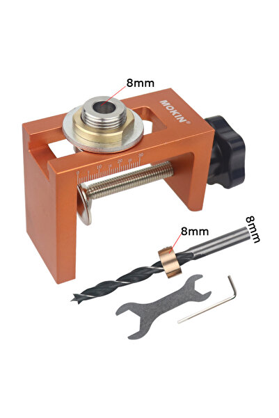 Choice3 طقم تثبيت المسامير الخشبية من النوع B، دليل حفر عمودي لأبواب الخزائن،...