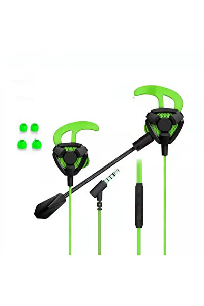 Vikefon سماعة رأس سلكية للألعاب باللون الأخضر مع ميكروفون لألعاب Pubg وPS4 وC...