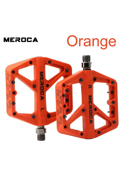 Choice دواسة دراجة جبلية برتقالية من ميروكا، مصنوعة من ألياف النايلون، مزودة ...