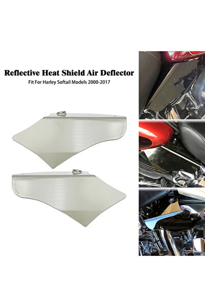 Choice عاكس ضوء الدراجة النارية عاكس الهواء واقي الحرارة ABS لدراجات Harley S...