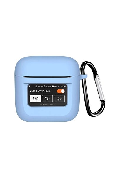 Choice جراب حماية سماعة بلوتوث JBL Tour Pro 2 باللون الأزرق السماوي، مصنوع من...