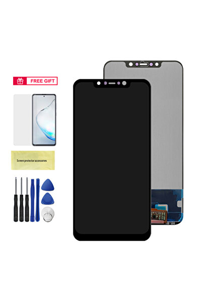 Choice شاشة لمس LCD أصلية سوداء بدون إطار مقاس 6.18 بوصة لهاتف Poco F1، بديلة...