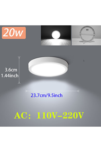 Choice3 1PCS 110V-220V Cold White White Round 20W Modern Led Ceiling Lamps 15...