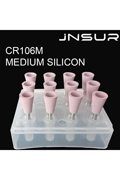 choice2 طقم تلميع الأسنان CR106M، 12 قطعة/علبة، مناسب لأدوات التلميع اليدوية منخفضة السرعة، طقم حشوات الأسنان المركبة، طب الأسنان، الخزف