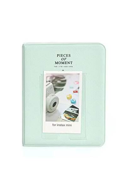 Choice ألبوم صور أخضر بـ 64 جيبًا، مناسب لكاميرات التصوير الفوري، لحفظ الصور ...