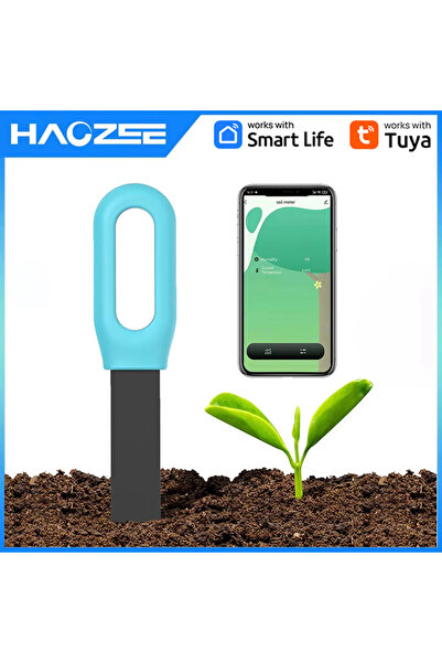 Choice جهاز اختبار التربة الذكي بتقنية البلوتوث من هاوزي تويا، مقياس درجة الح...