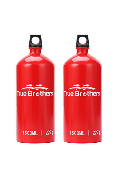 Choice عبوتان من الألومنيوم سعة 1.5 لتر من وقود الزيت والكحول السائل والغاز، مناسبة للتخييم والمشي لمسافات طويلة وحمل الحقائب