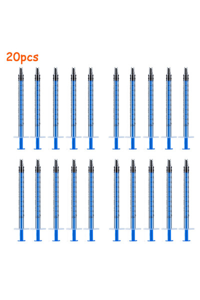 Choice 1 مل × 20 قطعة، 5-100 قطعة، محاقن صغيرة بدون إبر، 1 مل، 3 مل، 5 مل، لت...