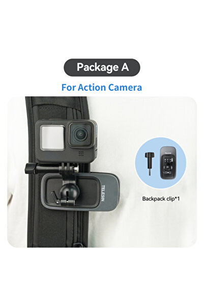 Choice مشبك تثبيت مغناطيسي قابل للدوران 360 درجة من تيليسين لحقيبة الظهر، بدو...