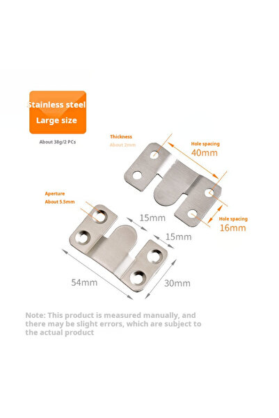 Choice L-10PCS-5 أزواج 10 قطع مشبك تعليق متشابك، دعامة تثبيت سطحية، موصل أثاث...