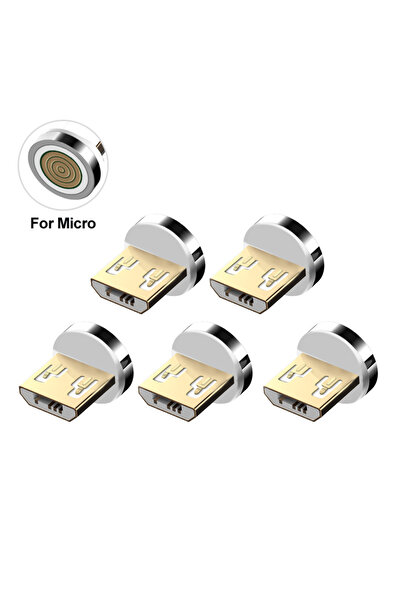 Choice 5 قطع من رؤوس موصلات كابل الشحن المغناطيسي Micro Plus لـ Type C Micro ...