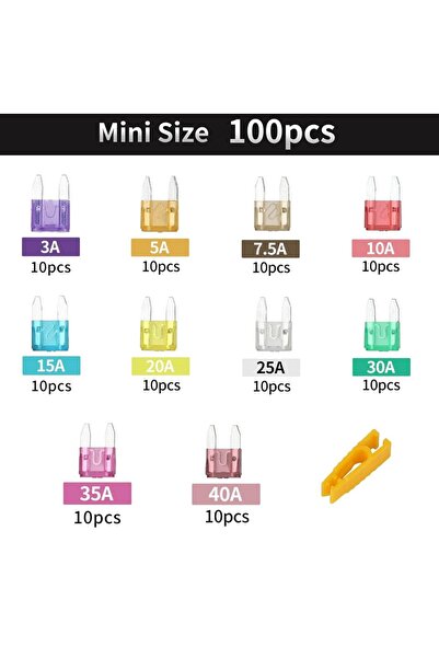 Choice1 مجموعة متنوعة من 100 قطعة في صندوق من 100/120 قطعة من صمامات شفرة الس...