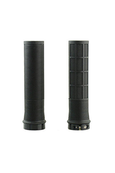 Choice Black TPR Bicycle Grips Integrated Bicycle Handlebar Grips Aluminum Al...