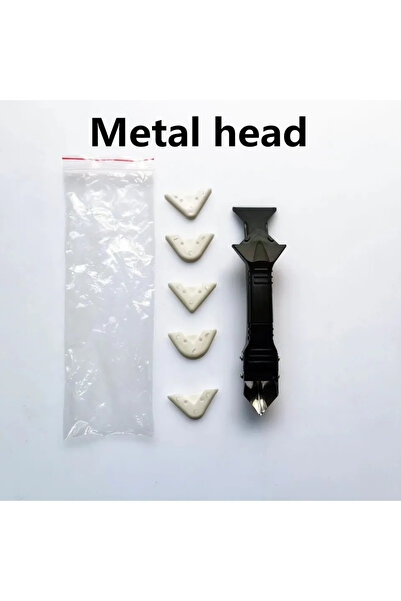 Choice مجموعة أدوات سيليكون سوداء ٥ في ١ لإزالة مواد منع التسرب، وأداة تشطيب ...