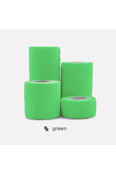 Choice ضمادة رياضية مرنة ذاتية اللصق، خضراء اللون، مقاس 5 سم × 4.8 متر، طولها...