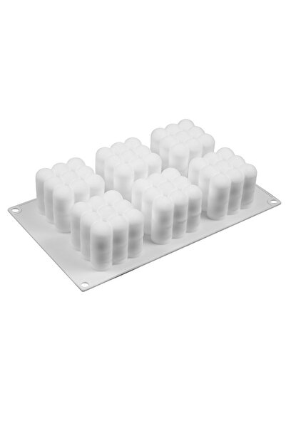 Choice قالب كيك موس سيليكون أبيض على شكل كرة سحرية، قوالب خبز منزلية الصنع للمعجنات والكمأة والبودينغ والجيلي والجبن