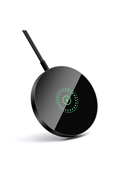 Choice black 15W Magnetic Wireless Charger For iPhone 13 12 11 14 15 Pro Max USB C Fast Charger For S2...