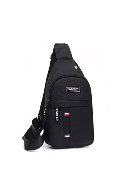 Choice حقائب صدر رجالية سوداء، حقائب خصر عملية، حقائب سفر صغيرة للرحلات القصي...