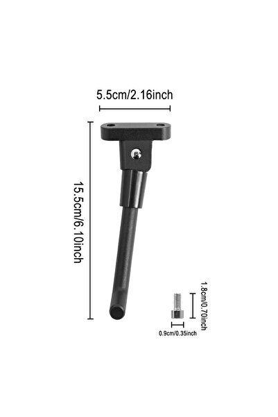 Choice B Parking Kickstand for M365 1s Pro 2 Pro Electric Scooter Stand Foot Support Modification P...