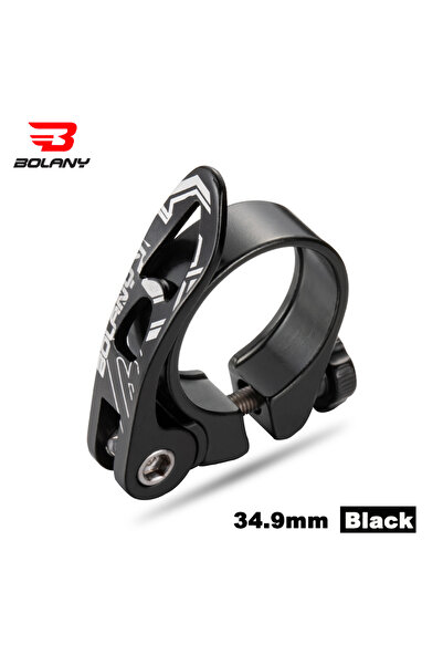 Choice مشبك تثبيت عمود مقعد الدراجة الجبلية من بولاني، أسود اللون، مقاس 34.9 ...