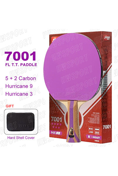 Choice مضرب تنس طاولة 7001 FL grip DHS 6 Star Color، مضرب تنس طاولة 7 Star، م...