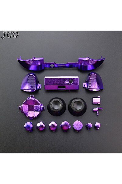 Choice طقم تعديل أزرار التحكم الأمامية (D-Pad) باللون البنفسجي من JCD، مطلي ب...