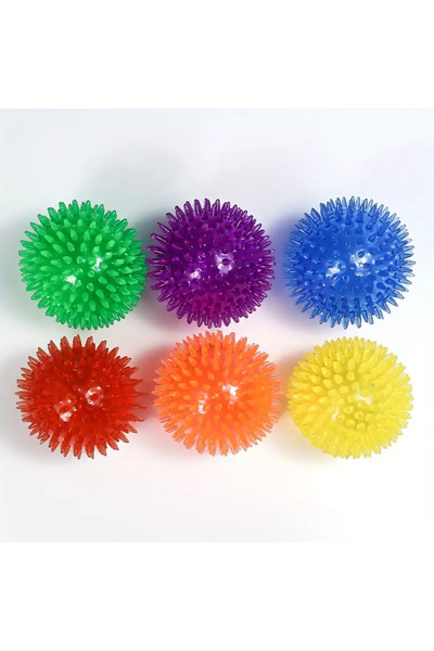 Choice 6.5cm 6pc 6pcs Ultimate pet Dog Toy Set Interactive Squeaky Balls for Dental Hygiene Training Safe B