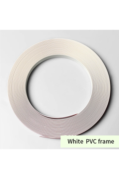 Choice5 شبكة ناموس مغناطيسية للأبواب بإطار من مادة PVC بيضاء بطول 6 أمتار، وش...