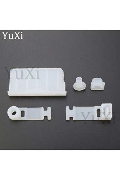 Choice غطاء حماية شفاف أبيض من السيليكون مضاد للغبار، قاعدة شحن، مقبس سماعة أ...