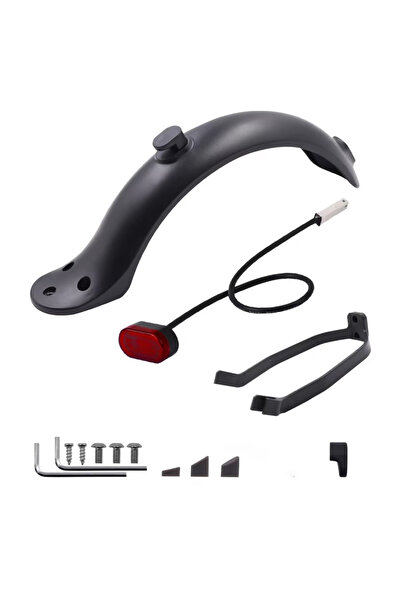 Choice B-1 Rear Fender for M365/Pro/Mijia Mi 1S Electric Scooter Tire Splash Fender with Rear Taillig...