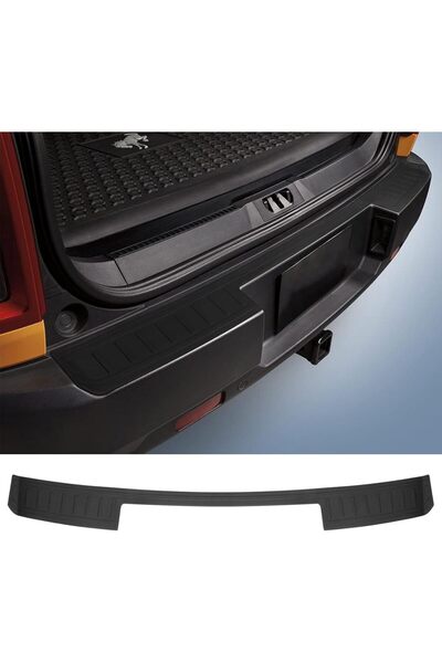 Choice واقي الصدام الخلفي الأسود المصنوع من مادة TPE، وشريط حماية باب صندوق السيارة، وغطاء لوحة السيارة لسيارة فورد برونكو سبورت